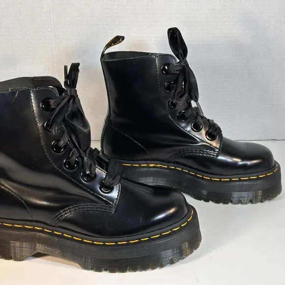 Dr.Martens Combat Boots L-8 - Picture 3 of 16